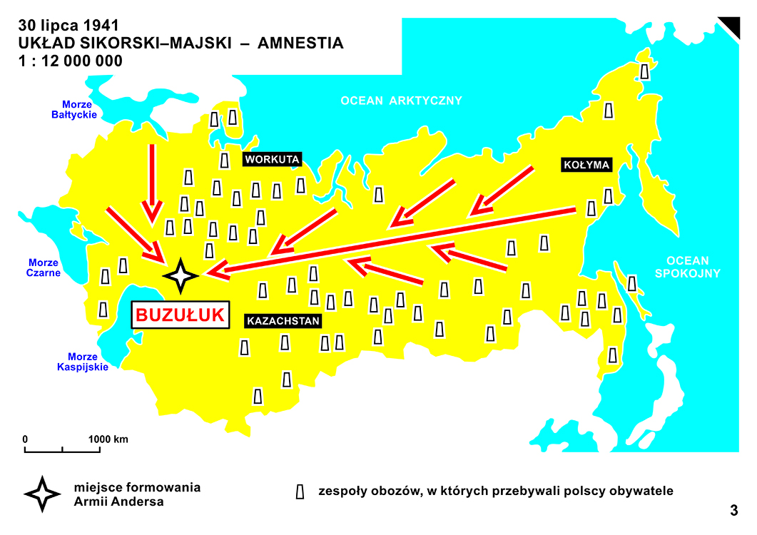 Mapa 03_30-07-1941 Uklad Sikorski-Majski - amnestia