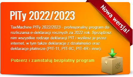 Program PITy TaxMachine 2015/2016 - kliknij aby pobrać